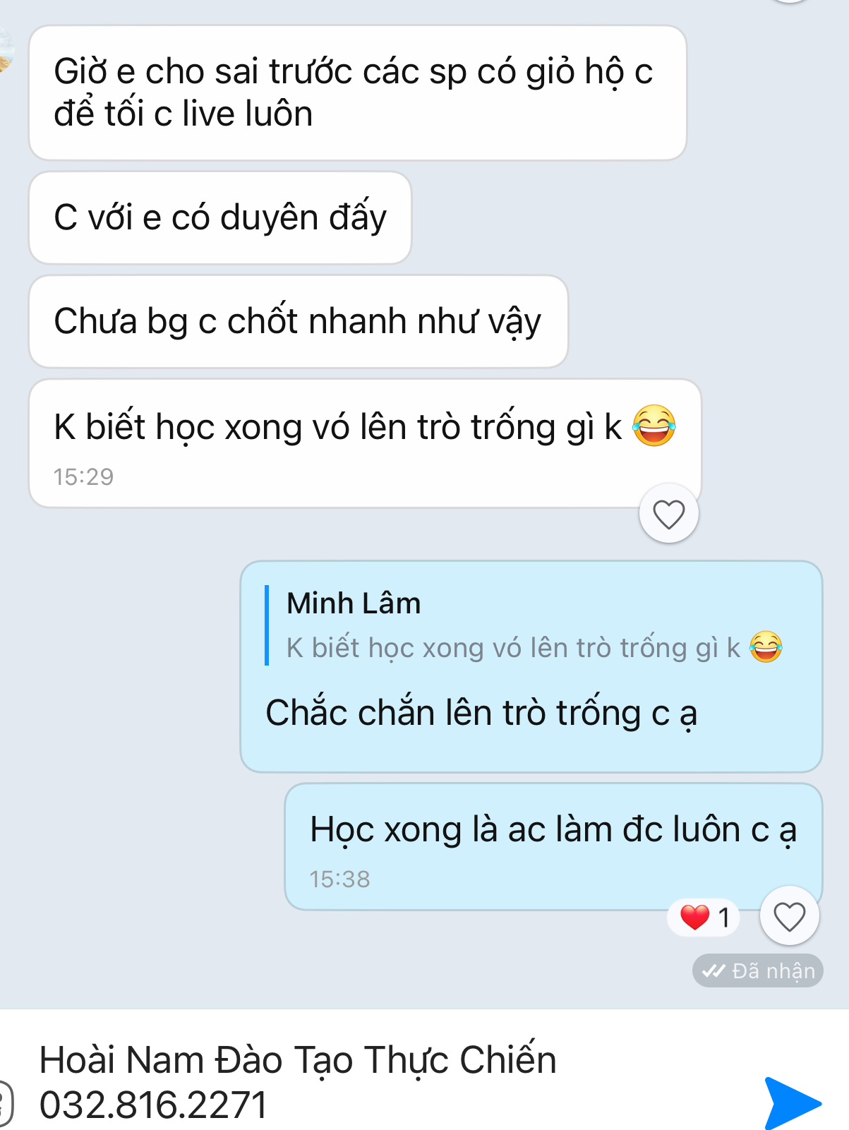 Feedback học viên 8