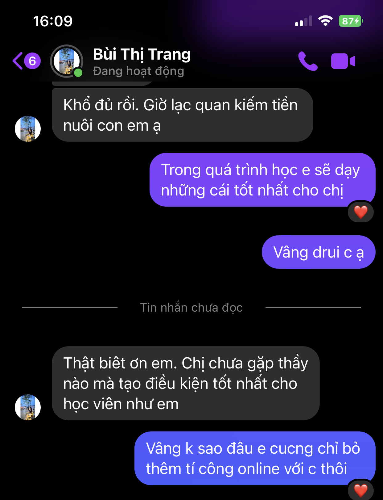 Feedback học viên 8