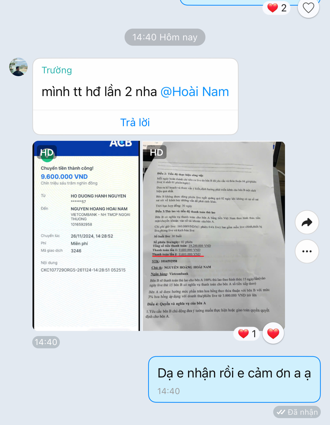 Feedback học viên 8